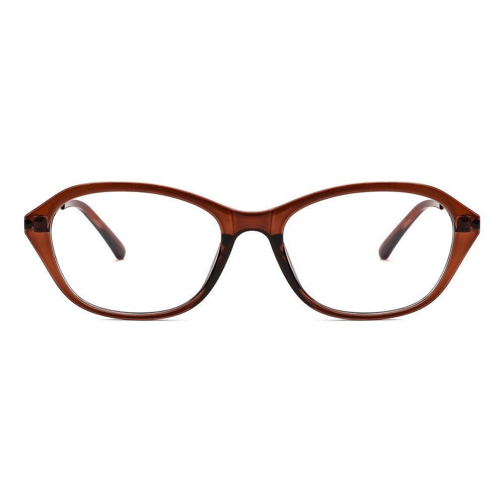 FEISEDY Blue Light Blocking Glasses for Women Fashion Small Face Nerd Fake Eyeglasses New Vintage Frame B0262
