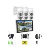 QDVOPHZA 10.1 Inch Monitor 3MP Wireless Surveillance Kit Outdoor WiFi IP PTZ Security Camera System 8CH NVR Kit Home Mornitoring Set(None,8CH NVR 6 Cams 3MP) view 1