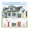 10.1 Inch Monitor 3MP Wireless Surveillance Kit Outdoor WiFi IP PTZ Security Camera System 8CH NVR Kit Home Mornitoring Set(2T,8CH NVR 8 Cams 3MP) view 2
