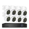 4K 16CH Surveillance System 8MP 4MP Two Way Audio PTZ CCTV System AI P2P Security Camera Video Surveillance Kit(None,16CH 8MP with 8 Cam) view 1