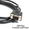 HMI 6AV6648-OBC11-3AX0 Smart700ie ConnectFX Communication Cable RS232 DB9 to Mini DIN Connector 8PIN MD8 Male(3 Meter) view 3