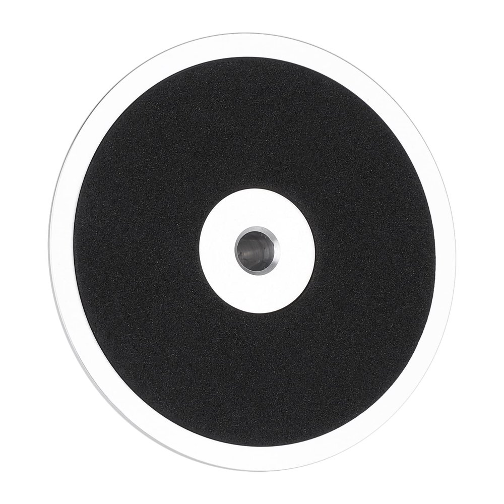 Aluminum Record Stabilizer, Light Weight, High Precision for Turntable with Chassis, CD Player, and Speakers, Reducing Vibration and Enhancing Sound Quality (Silver)