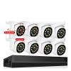 QDVOPHZA 4K POE Surveillance System 8MP 4MP Two Way Audio PTZ CCTV Outdoor AI Security Camera 8CH P2P NVR Video Surveillance Kit(None,8CH 4MP with 2 Cam) view 2