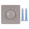 50W Volume Control with 5 Gears Tuning Knob Volume Controller for Home Speakers, Flame Retardant PC Material, Simple Wiring Design (Gray) view 1