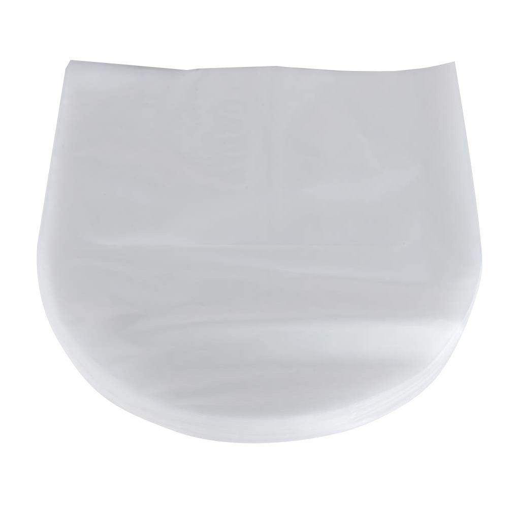 50 Pack Anti Static Vinyl Record Inner Sleeves, 12 Inch LP Protective Sleeves with Acid-Free Rice Paper Lining, Clear Plastic Covers for Scratch & Dust Protection