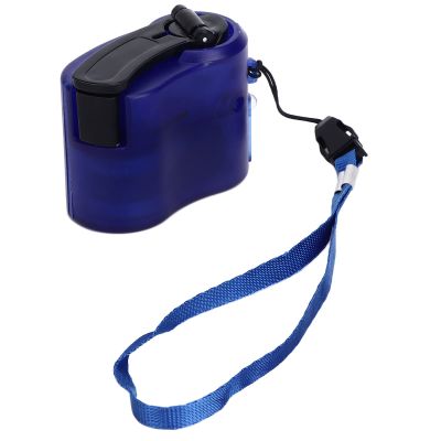 Hand Crank Charger, Hand Crank Phone Charger Hand Crank Generator Emergency Charger USB Charger for Outdoor Hiking Camping (Blue)