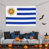 Party Backdrop Banner, Flag of Uruguay Themed Party Wall Background, Reusable Photography Birthday Party Banner Decorations view 2