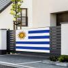 Party Backdrop Banner, Flag of Uruguay Themed Party Wall Background, Reusable Photography Birthday Party Banner Decorations view 4