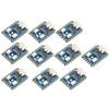 10PCS RastpbeRpy Pi RP2040-Zero Microcontroller PICO Development Board RP2040 Dual-core Cortex M0+ Processor 2MB Flash view 1