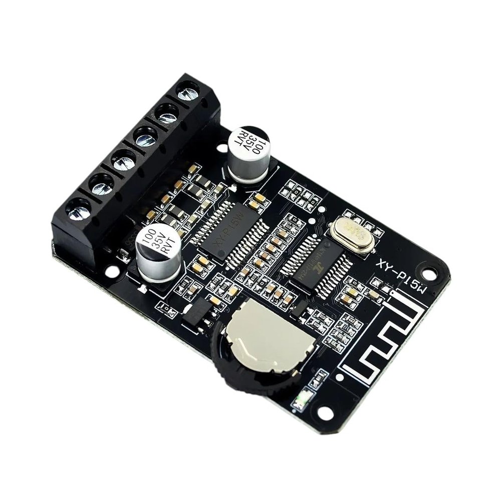 10W/15W/20W/30W/40W Stereo for Blutouth Power Amplifier Board 12V/24V High Power Digital Amplifier Module XY-P15W