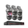 QDVOPHZA 8CH 4K 5MP 8MP PTZ Security POE IP Camera System Outdoor AI Human Detection Two Way Audio Video Surveillance Camera Kit(None,8CH NVR 6pcs Cam 8MP) view 1