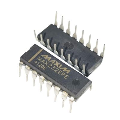 2 Pieces MAX232 MAX232EPE MAX232CPE DIP-16 Interface IC Serial Port Conversion Control