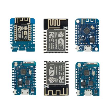 10PCS D1 Mini ESP8266 ESP-12 ESP-12F CH340G V2 USB D1 Mini WF Development Board D1 NodeMCU Lua IOT Board 3.3V with Pins