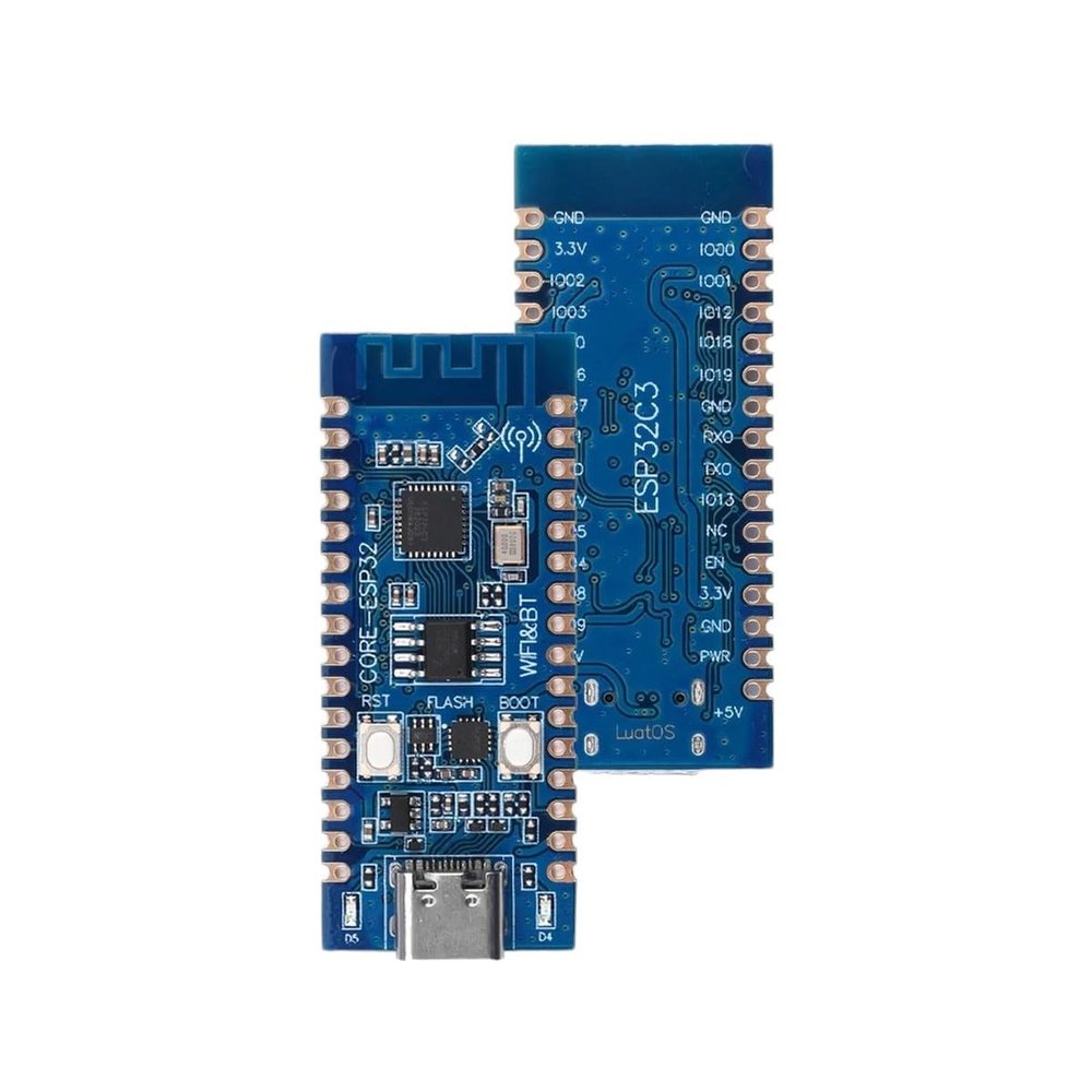 ESP32-C3 Core Board Development Board 2.4G WF Blutouth Module CH343P 32Pin for Verifying ESP32C3 Chip Function Blue