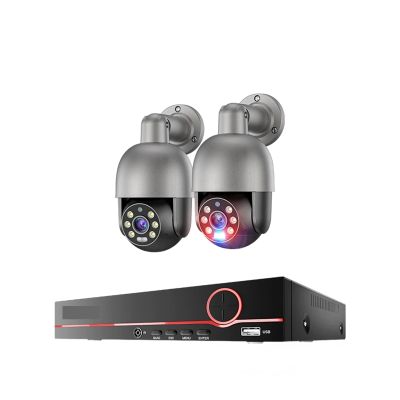 QDVOPHZA 4K 8MP Surveillance Camera System H.265 8CH PoE NVR Kit Human Detection Red-Bule Light Alarm P2P Video Audio CCTV Camera(None,SET-25)