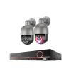 QDVOPHZA 4K 8MP Surveillance Camera System H.265 8CH PoE NVR Kit Human Detection Red-Bule Light Alarm P2P Video Audio CCTV Camera(None,SET-25) view 1