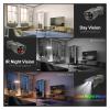 QDVOPHZA Ultra HD 4K POE Camera System Face Detected Red-Blue Light Alarm Colorful Night 8MP CCTV Video Security Surveillance Kit(2T,8CH NVR 4 Cameras) view 4