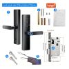KIEEQGAK Tuya WiFi Digital Electronic Smart Door Lockwith Fingerprint Smart Card Password Key UnlockAdvanced Security and Convenience(Tuya170mm-5050) view 2