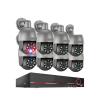 QDVOPHZA UHD 8CH 4K PTZ POE Security Camera System 2K 5MP Color Night Vision CCTV Video Surveillance Protection Kit Human Detect(None,8CH 8pcs Camera 8MP) view 1