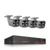 8CH 5MP HD POE CCTV Security Camera System Home Video Surveillance NVR Kit Face Detection Outdoor IP Camera Set(2T,8CH 4 Bullet Camera) view 1