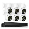 QDVOPHZA 4K Surveillance System 8MP 4MP Two Way Audio PTZ CCTV POE AI Security Camera 8CH P2P NVR Video Surveillance Kit(None,8CH 8MP with 6 Cam) view 1