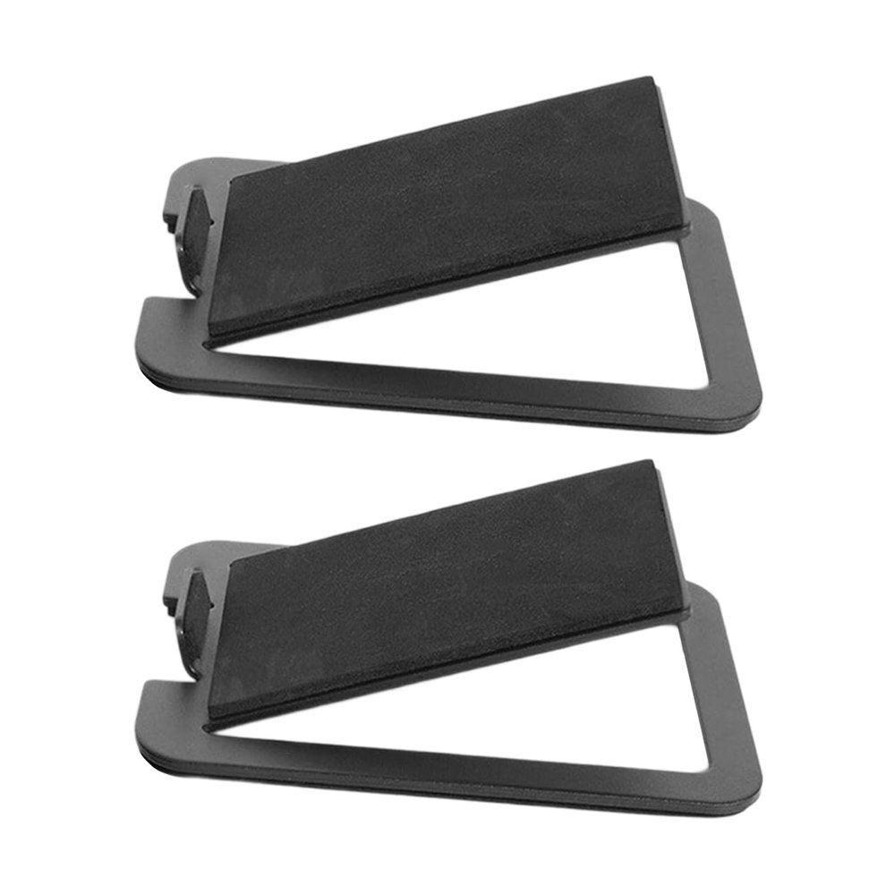 2Pcs Desktop Speakers Stands Metal Speakers Support Base 16 Tilted Speakers Risers Monitors Computer Speakers Bracket Holder