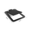 2Pcs Desktop Speakers Stands Metal Speakers Support Base 16 Tilted Speakers Risers Monitors Computer Speakers Bracket Holder view 4