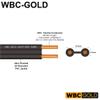 WORLDS BEST CABLES 50 Foot WBC-GOLD-LOCAP-SPKR-12 AWG - Low-Capacitance - Low-Inductance - High Purity OFC - Audiophile HiFi Speaker Cable Pair with Eminence Gold Spade Plugs view 2