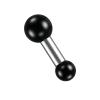 Vehibrckt 0.67" to 1 Inch Ball Adapter Ball Mount Base XL Long Rod with 1 TPU Ball Compatible with Ram Mounts Double Socket Arm, GPS Brackets for Bike Phone Holder,Action Camera (Black-1) view 1
