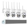 QDVOPHZA H.265 3MP 4MP 5MP Wireless CCTV System Two Way Audio Waterproof WiFi IP Auto Tracking PTZ 10CH NVR Video Surveillance Kit(None,10CH 5MP with 4 PTZ) view 1