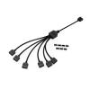 Extension Cable Compatible with The Motherboard Interface RGB 1-6 12v 4pin RGB Splitter Cable Compatible with The B-1P6L-X(4PIN 12V RGB) view 1