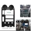 JTLCXNRN 9 Inch Car Fascia Radio Panel Compatible for Hummer H2 2002-2007 Dash Kit Install Facia Console Bezel Plate 9inch Adapter Trim Cover Frame view 2