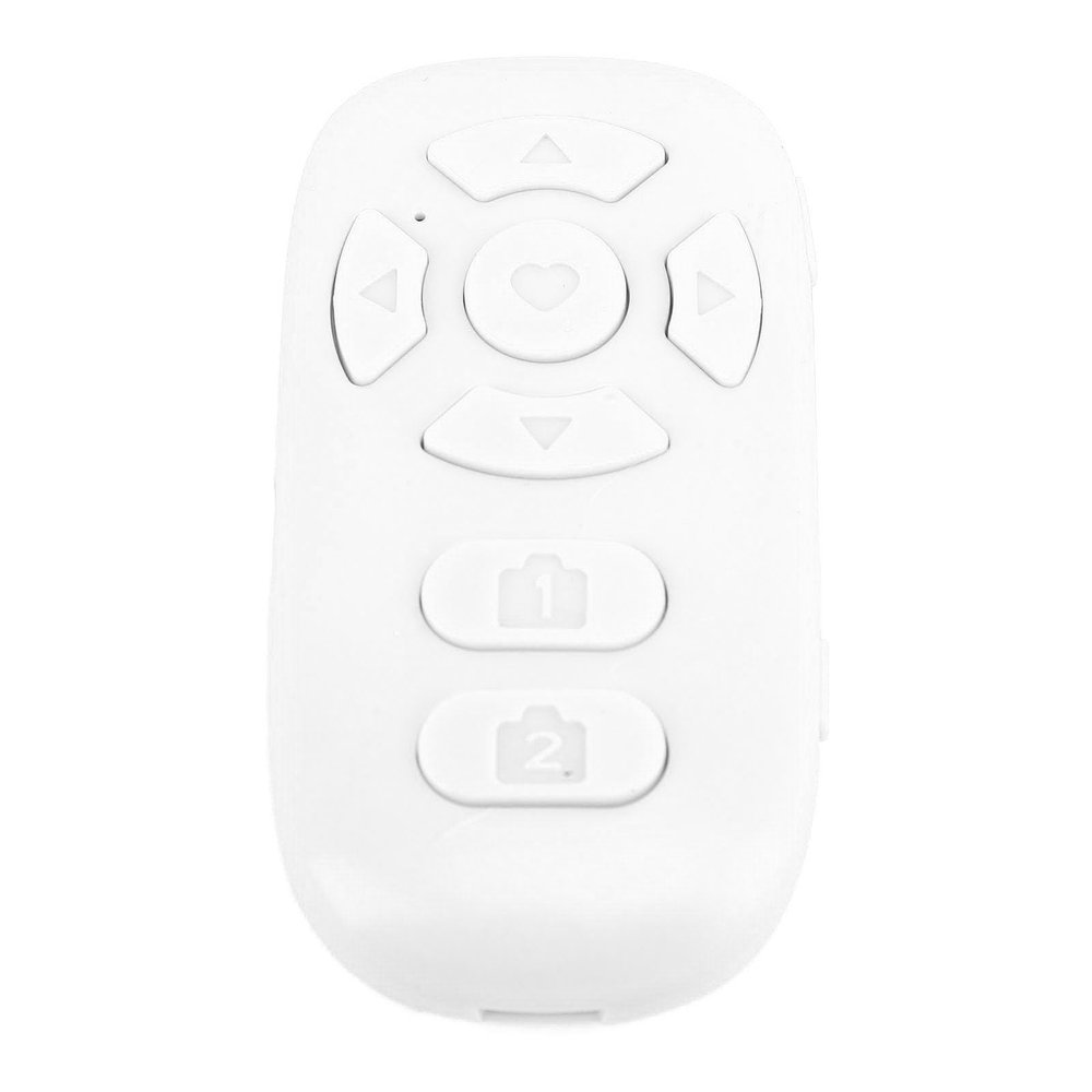Scrolling Remote Control, Bluetooth Page Turner, Cordless Clicker Phone Camera Remote Shutter, for Taking Photos, Watching Videos, Reading Ebooks (White)