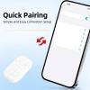 Scrolling Remote Control, Bluetooth Page Turner, Cordless Clicker Phone Camera Remote Shutter, for Taking Photos, Watching Videos, Reading Ebooks (White) view 3