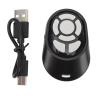 Wisoqu Scrolling Remote Control, Bluetooth Page Turner, Mobile Phone Camera Remote Shutter, for Photography, Video Recording, Watching Short Videos, Reading (Black) view 1