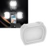 Action Camera Fill Light, Dimmable Portable Fill Photography Lamp Support Magnetic Attraction, with Single and Double Mounting Clips, USB Charging Port view 3