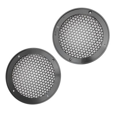 EBTOOLS Ceiling Speaker Cover Round Mesh Guard for Car Boat and Home Theater, with Iron and Aluminum Material, Easy Installation, Suitable for Loudspeakers, Car Speakers and Home