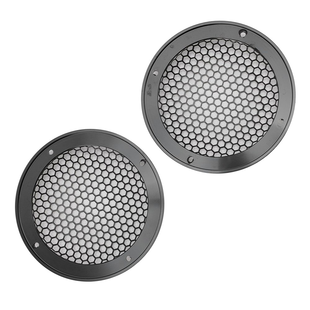 EBTOOLS Ceiling Speaker Cover Round Mesh Guard for Car Boat and Home Theater, with Iron and Aluminum Material, Easy Installation, Suitable for Loudspeakers, Car Speakers and Home