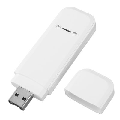 4G LTE USB Modem, Portable 4G Router Network Card Router Hotspot with SIM Card Slot, Up to 150MBPS, Up to 10 Devices, Plug and Play