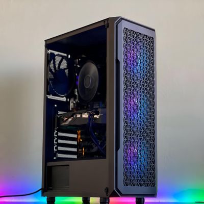Gaming Computer Desktop PC RTX 4060 Graphics AMD Ryzen 7 Gaming Processor 32GB RAM DDR4 3200MHZ 1TB Solid State Storage Drive SSD NVME Plug and Play Windows 11 Pro Tower System
