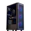 Gaming Computer Desktop PC RTX 4060 Graphics AMD Ryzen 7 Gaming Processor 32GB RAM DDR4 3200MHZ 1TB Solid State Storage Drive SSD NVME Plug and Play Windows 11 Pro Tower System view 4