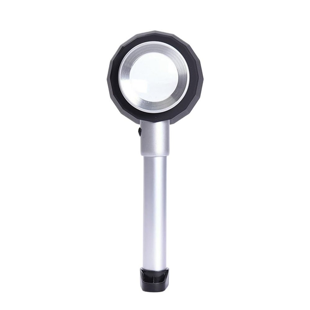 JSEIAJB Handheld Pipe LED Light for Cash Verification Antique Identification with Graduated Magnifying Glass