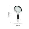 JSEIAJB Handheld Magnifying Glass Lenses for Elderly to Read Newspapers, Appreciate Antique Jewelry(D) view 2
