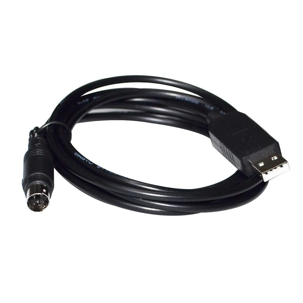 FT232RL USB to MINI DIN 5PIN MD5 Male Converter Serial PLC Programming Communication Cable 1.8M/6FT