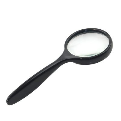 JSEIAJB Handheld Magnifying Glass with A Crank Handle for Reading Books and Newspapers(75mm)