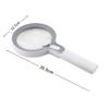 JSEIAJB Handheld Magnifying Glass with LED Light Touch Switch Magnifying Glass(D) view 2