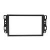 Car Front Side Air Outlet Vent Frame Trim Compatib Car Double Din Fascia Frame Bezel/Fit for Chevrolet Aveo Lova Captiva Gentra Radio DVD Stereo Panel Dash Mounting Installation Trim Kit ABS Silver view 2