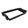 Car Front Side Air Outlet Vent Frame Trim Compatib Car Double Din Fascia Frame Bezel/Fit for Chevrolet Aveo Lova Captiva Gentra Radio DVD Stereo Panel Dash Mounting Installation Trim Kit ABS Silver view 4