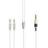 ABLET 4.4mm Balanced Cable Replacement Upgrade Cable 6N OCC Copper Single Crystal Silver Plated Cord Compatible with Hifiman Sundara, Ananda, Arya, HE400SE, HE4XX, HE-400i Headphone (2x3.5mm Version) view 3