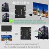 Bi-Directional DisplayPort Switch 8K60Hz Display Port 1.4 switcher Box with 2 DP Cable,4K@144Hz 2in1out 1 in 2 Out for only Showing one Monitor at a time.Does not Support Multi-Screen functionality view 2